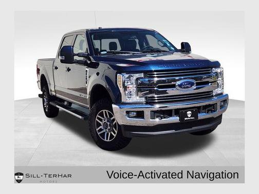 Blue 2018 Ford F-250 Lariat