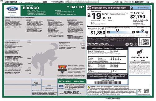 2022 Ford Bronco Outer Banks