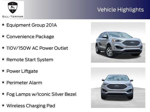 Iconic Silver Metallic 2024 Ford Edge SEL