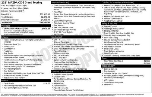 2021 Mazda CX-5 Grand Touring