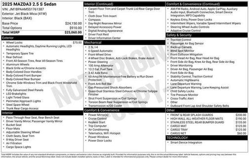 2025 Mazda Mazda3 FWD