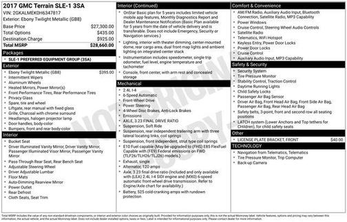 2017 GMC Terrain SLE-1