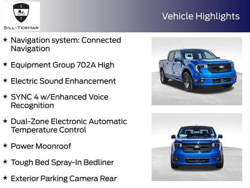 Blue 2025 Ford Maverick Lobo High