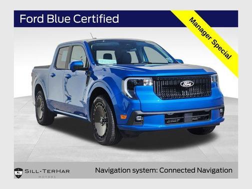Blue 2025 Ford Maverick Lobo High