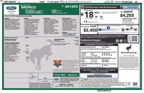 2023 Ford Bronco Black Diamond