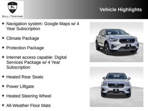 Silver 2025 Volvo XC40 B5 Core Bright Theme