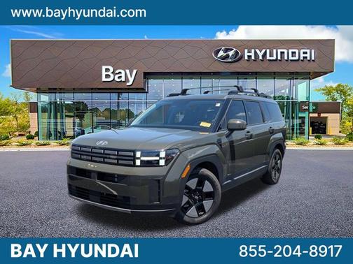 Green 2025 Hyundai SANTA FE HEV SEL SUV