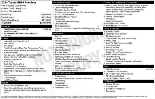 2024 Toyota GR86 Premium