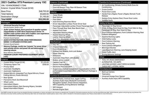 2021 Cadillac XT5 Premium Luxury