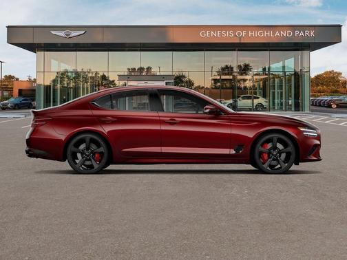 Red 2026 Genesis G70 3.3T Sport Prestige