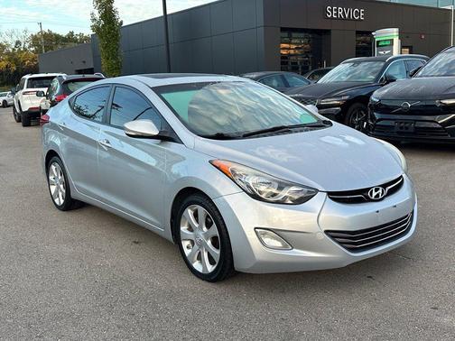 Radiant Silver 2012 Hyundai ELANTRA Limited