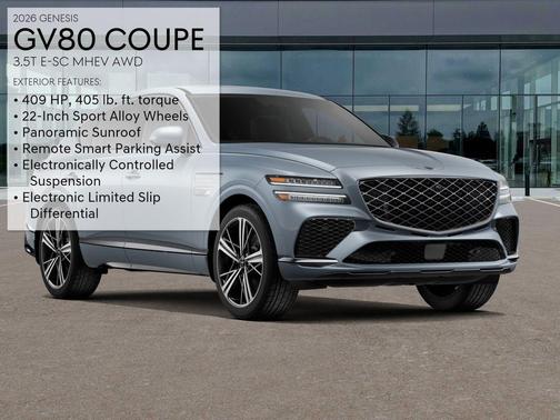2026 Genesis GV80 Coupe 3.5T e-SC