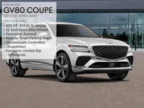 2026 Genesis GV80 Coupe 3.5T e-SC