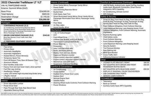 2022 Chevrolet Trailblazer LT