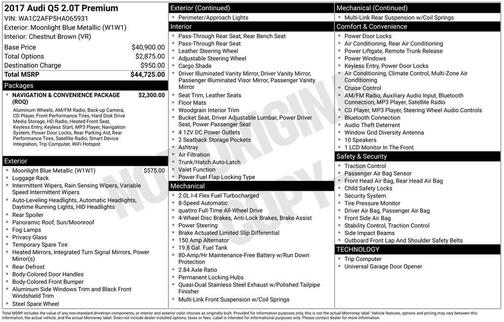2017 Audi Q5 2.0T Premium
