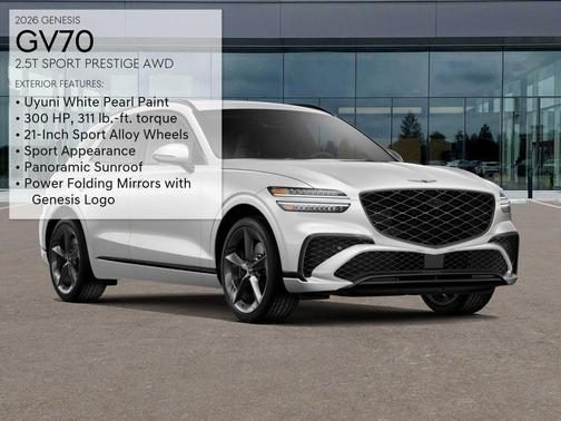 2026 Genesis GV70 2.5T Sport Prestige