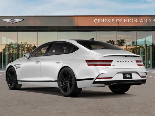 White 2026 Genesis G80 3.5T Prestige Black