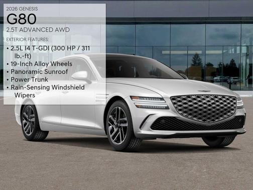 2026 Genesis G80 2.5T Advanced