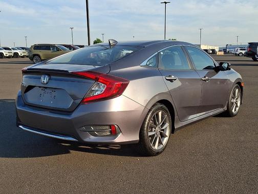 Modern Steel Metallic 2020 Honda Civic EX
