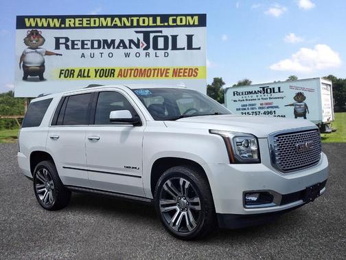 White Frost Tricoat 2017 GMC Yukon Denali