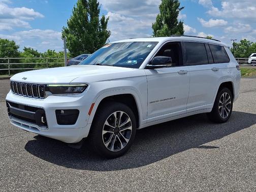 Bright White Clearcoat 2022 Jeep Grand Cherokee L Overland
