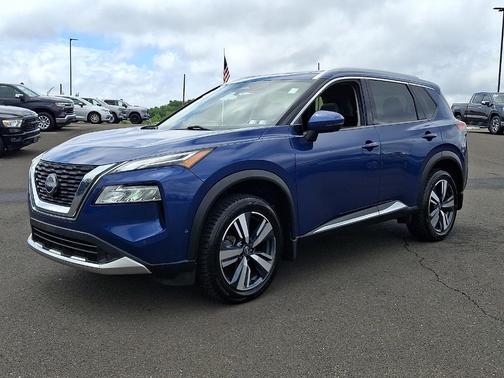 Caspian Blue 2023 Nissan Rogue Platinum