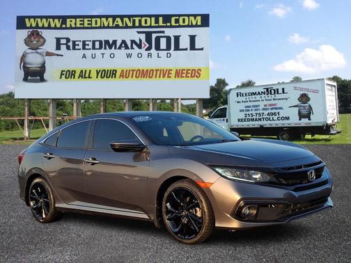 Modern Steel Metallic 2019 Honda Civic Sport