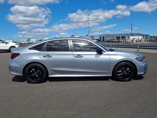 Solar Silver Metallic 2025 Honda Civic Hybrid