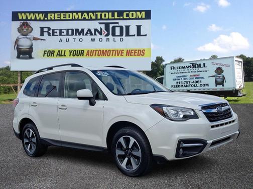 Crystal White Pearl 2018 Subaru Forester 2.5i Limited