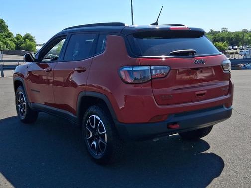 Red 2025 Jeep Compass Trailhawk