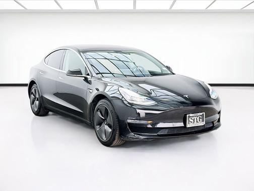 Solid Black 2018 Tesla Model 3 Mid Range