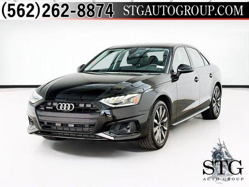 Brilliant Black 2022 Audi A4 40 Premium Plus
