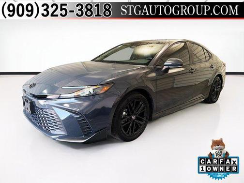 Midnight Black Metallic 2025 Toyota Camry SE