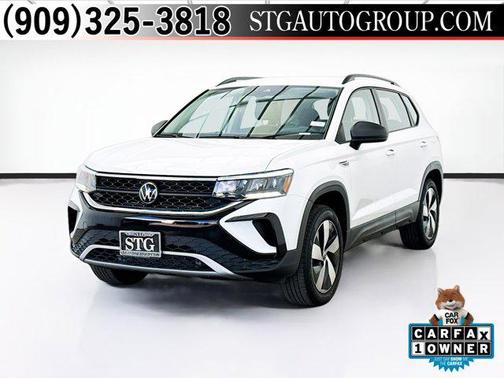 Pure White 2024 Volkswagen Taos 1.5T S