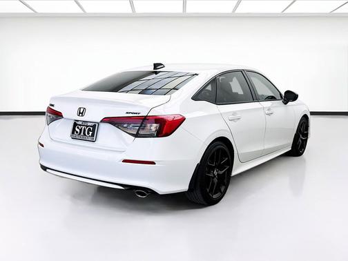 Platinum White 2023 Honda Civic Sport