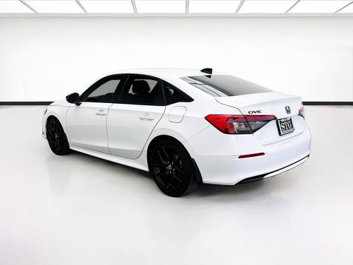 Platinum White 2023 Honda Civic Sport