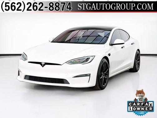 Pearl White Multi-Coat 2022 Tesla Model S Base