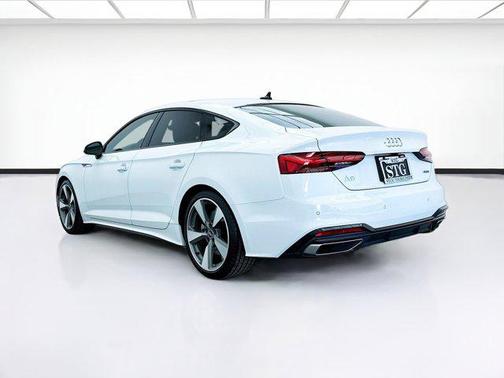 Glacier White 2021 Audi A5 Sportback 45 S Line Premium Plus