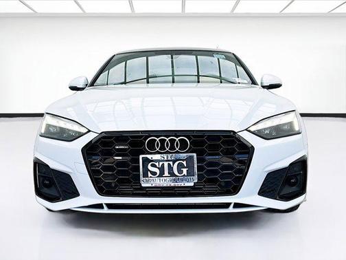 Glacier White 2021 Audi A5 Sportback 45 S Line Premium Plus