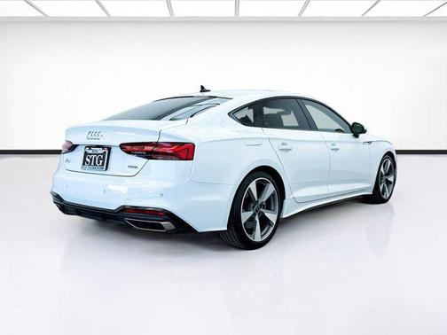 Glacier White 2021 Audi A5 Sportback 45 S Line Premium Plus