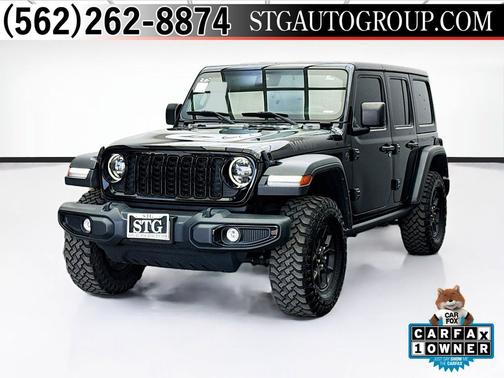 Black Clearcoat 2024 Jeep Wrangler Willys