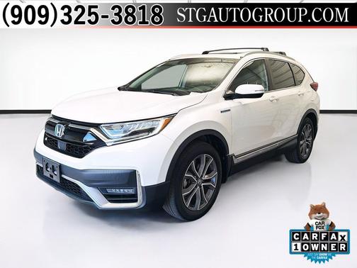 Platinum White 2022 Honda CR-V Hybrid Touring