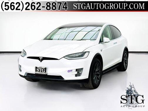Pearl White Multi-Coat 2019 Tesla Model X Performance