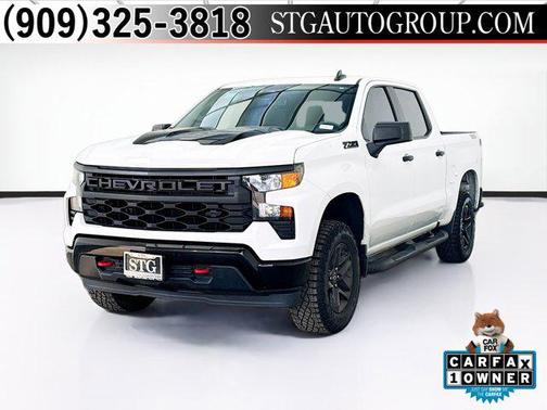 Summit White 2024 Chevrolet Silverado 1500 Custom Trail Boss