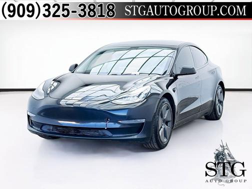 Solid Black 2021 Tesla Model 3 Standard Range Plus
