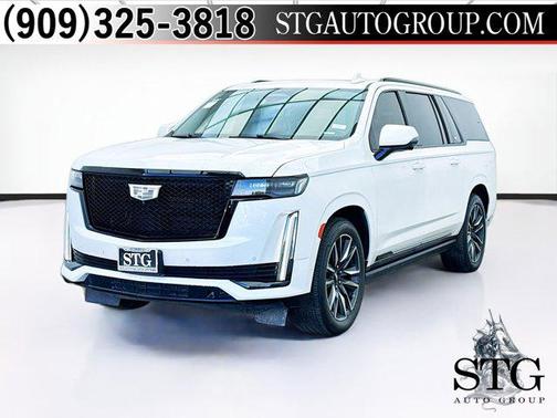 Crystal White Tricoat 2021 Cadillac Escalade ESV Sport