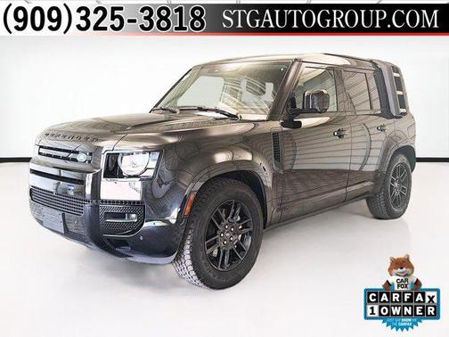 Santorini Black Metallic 2024 Land Rover Defender 110 P400 X-Dynamic SE