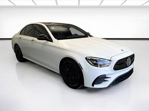 White 2022 Mercedes-Benz E-Class 4MATIC