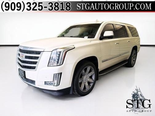 White Diamond Clearcoat 2015 Cadillac Escalade ESV Premium
