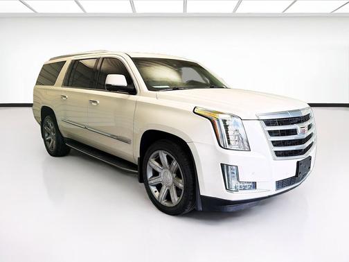 White Diamond Clearcoat 2015 Cadillac Escalade ESV Premium